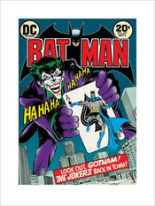 Kunstdruk Joker Back in Town 60x80cm