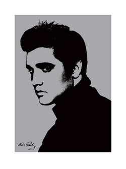Kunstdruk Elvis Presley - Metallic 60x80cm
