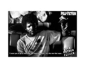 Kunstdruk Pulp Fiction Bad Mother F-ker 80x60cm