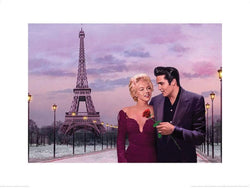 Kunstdruk Paris Sunset Chris Consani 80x60cm