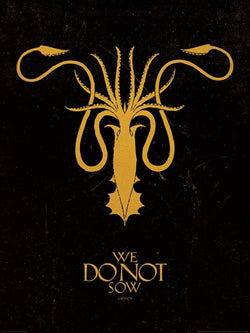 Kunstdruk Game of Thrones Greyjoy 60x80cm