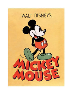 Kunstdruk Mickey Mouse Mickey 60x80cm