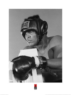 Kunstdruk Muhammad Ali Training 60x80cm