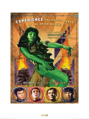 Kunstdruk Star Trek Orion Women 50th Anniversary 60x80cm