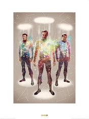 Kunstdruk Star Trek Beam Me Up 50th Anniversary 60x80cm