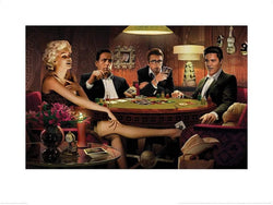Kunstdruk Four of A Kind Chris Consani 80x60cm