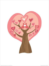Kunstdruk Valentina Ramos - Tree of Love 30x40cm