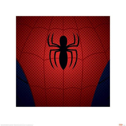 Kunstdruk Ultimate Spider-Man Spider-Man Torso 40x40cm