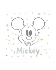 Mickey & Minnie Mouse True Love Impression D'art 60x80cm