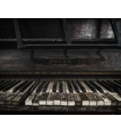 Abandoned Piano Kunstdruk