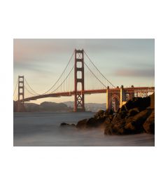 Morning Lights Golden Gate Bridge Kunstdruk