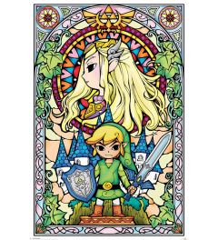 The Legend Of Zelda Glas In Lood Poster 61x91.5cm
