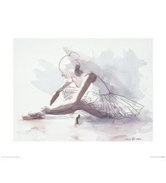 Ballet Het begin Art Print Aimee Del Valle 40x50cm