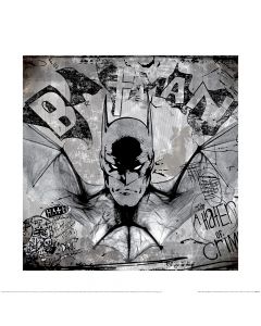 Batman Hater of Crime Art Print 40x40cm