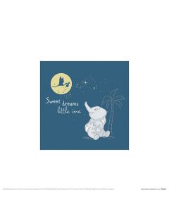 Dumbo Sweet Dreams Art Print 30x30cm