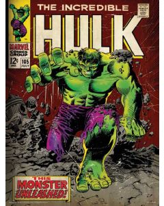 Incredible Hulk Monster Unleashed Art Print 30x40cm