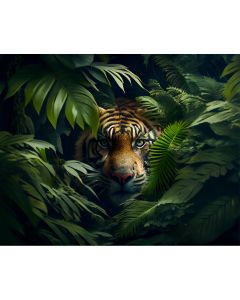 Jungle Tiger Art Print 40x50cm