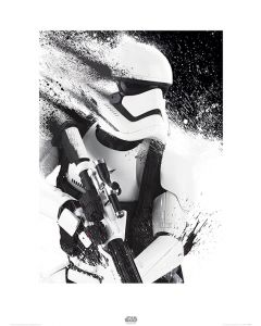 Star Wars Stormtrooper Paint Art Print 60x80cm