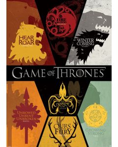 Game Of Thrones Sigils Poster 100x140cm
