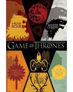 Game Of Thrones Sigils Poster 61x91.5cm