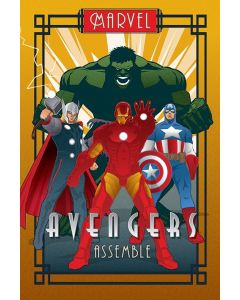 Marvel Retro Avengers Poster 61x91.5cm