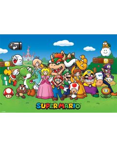 Super Mario Personages Poster 91.5x61cm