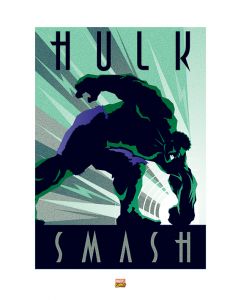 Marvel Comics Hulk Smash Print 60x80cm