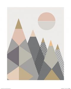 Geo Bergen I Art Print Little Design Haus 40x50cm