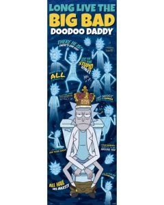 Rick and Morty Doodoo Daddy Poster 53x158cm