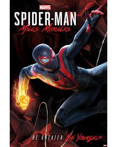 Spider-Man Miles Morales Cybernetc Swing Poster 61x91.5cm