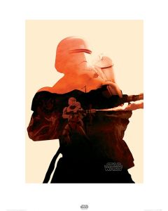 Star Wars Episode VII Flametrooper Tri Art Print 60x80cm
