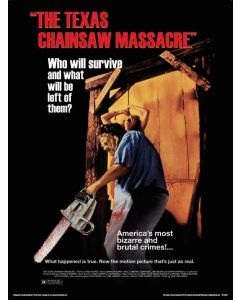 Texas Chainsaw Massacre Brutal Art Print 30x40cm