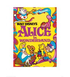 Alice In Wonderland 1974 Art Print 60x80cm