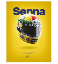 Ayrton Senna Helm 1988 Art Print 30x40cm