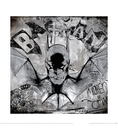 Batman Hater of Crime Art Print 40x40cm