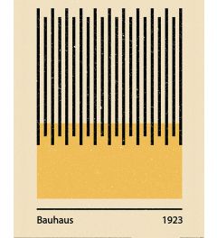 Bauhaus 1923 Yellow Art Print 40x50cm