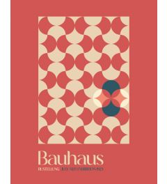 Bauhaus Red Kunstdruk 40x50cm