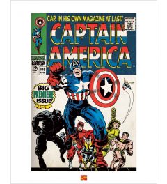Captain America Art Print 40x50cm