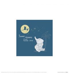 Dumbo Sweet Dreams Art Print 30x30cm