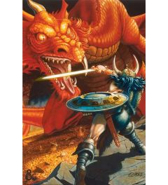 Dungeons and Dragons Red Dragon Battle Poster 61x91.5cm