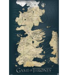 Game Of Thrones Poster World Map 61x91.5cm