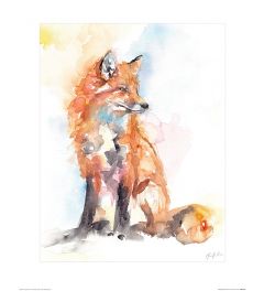 Handsome Fox Art Print Jennifer Rose 40x50cm