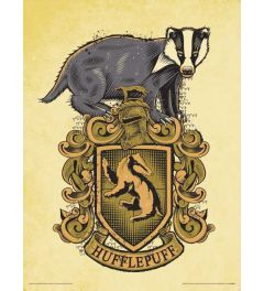 Harry Potter Hufflepuff Art Print 30x40cm