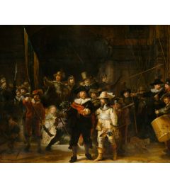 Schilderij De Nachtwacht van Rembrandt van Rijn op maat gemaakt