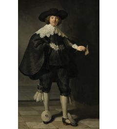 Schilderij Portret Van Marten Soolmans van Rembrandt van Rijn op maat gemaakt