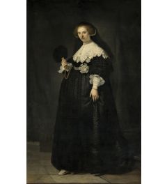 Schilderij Portret Van Oopjen Coppit van Rembrandt van Rijn op maat gemaakt