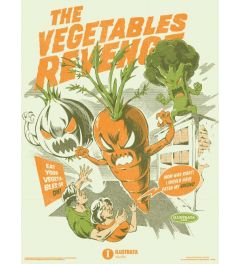 Ilustrata The Vegetables Revenge Art Print 30x40cm