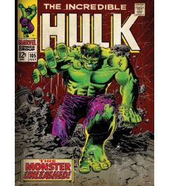 Incredible Hulk Monster Unleashed Art Print 30x40cm