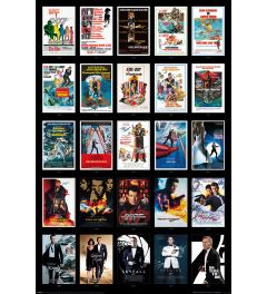James Bond 25 Films Poster 61x91.5cm