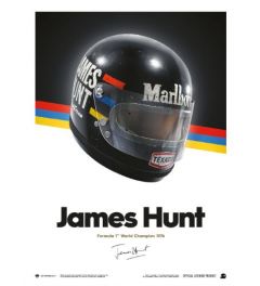 James Hunt Helm 1979 Art Print 30x40cm